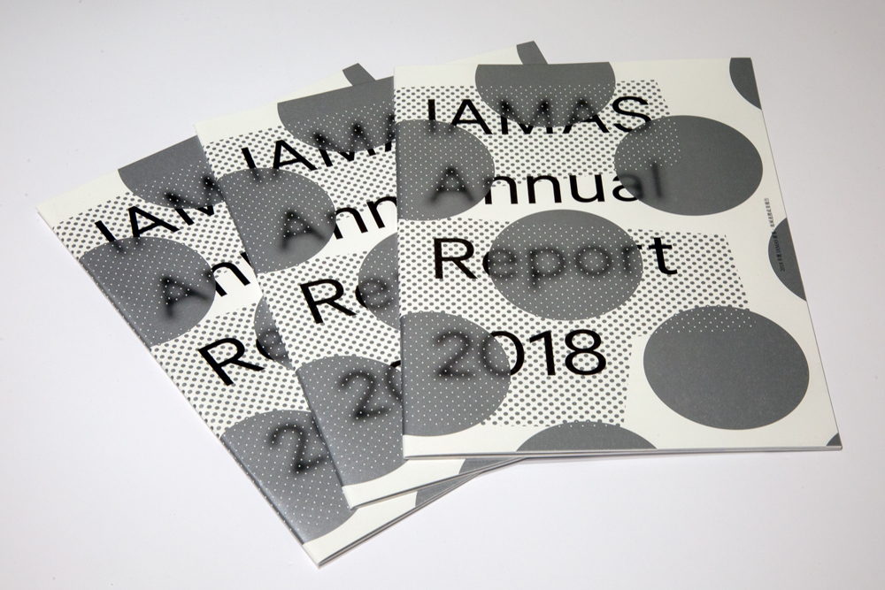 IAMAS Annual Report 2018 産業・地域連携成果報告イメージ
