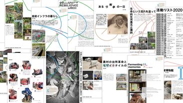 Composition，Decomposition，Recomposition　根尾の分解者たち（Community Resilience Research 2020)イメージ