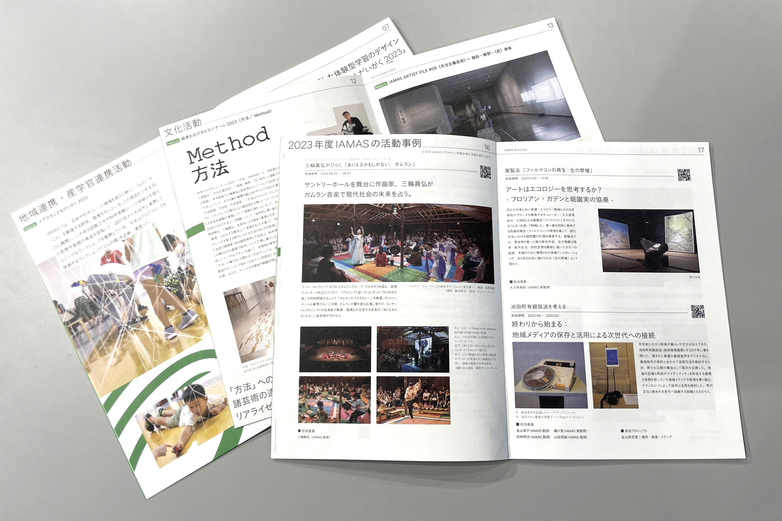 IAMAS RCIC Annual Report 2023 -IAMAS産業文化研究センター 年次報告書-イメージ