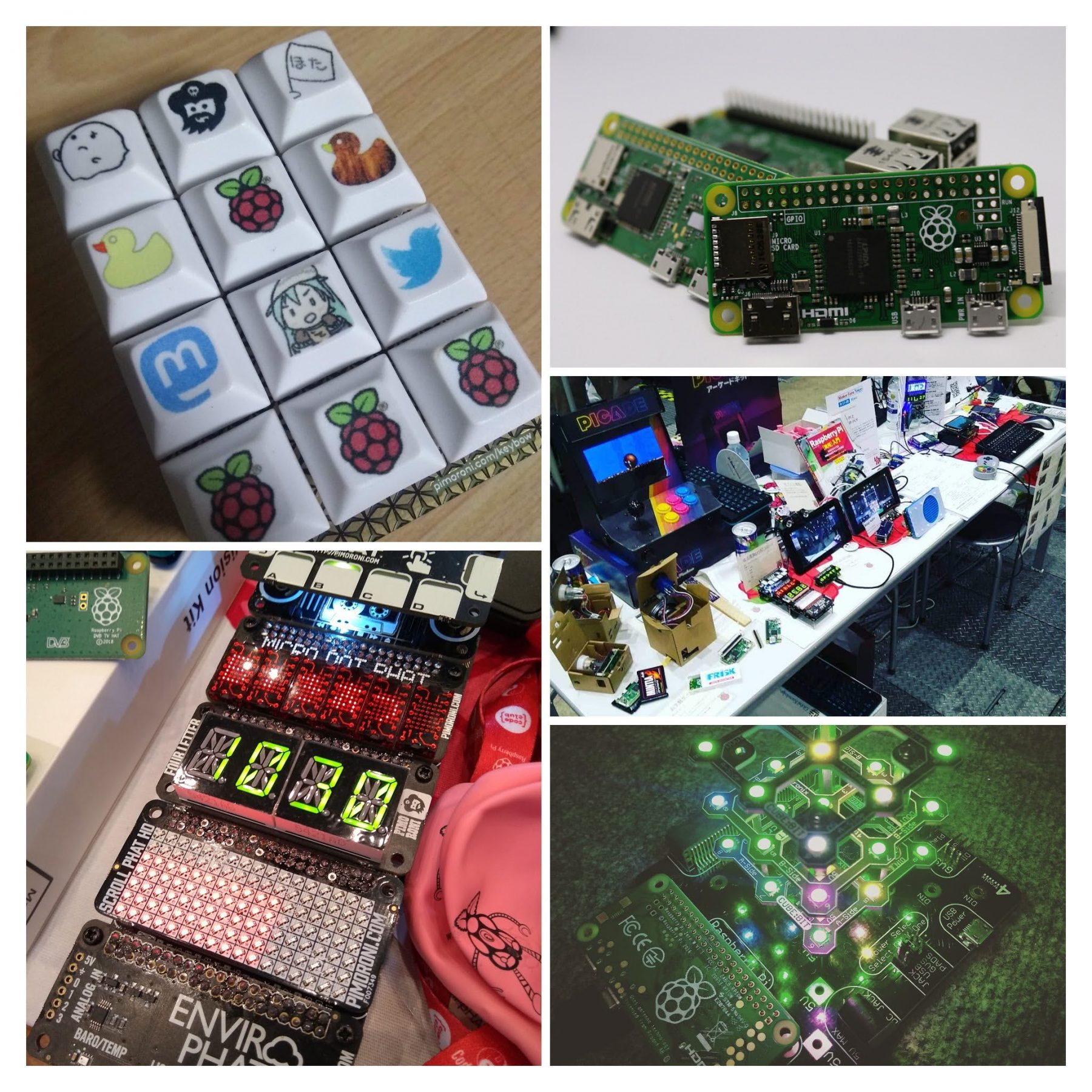 RaspberryPiをつかった作例群