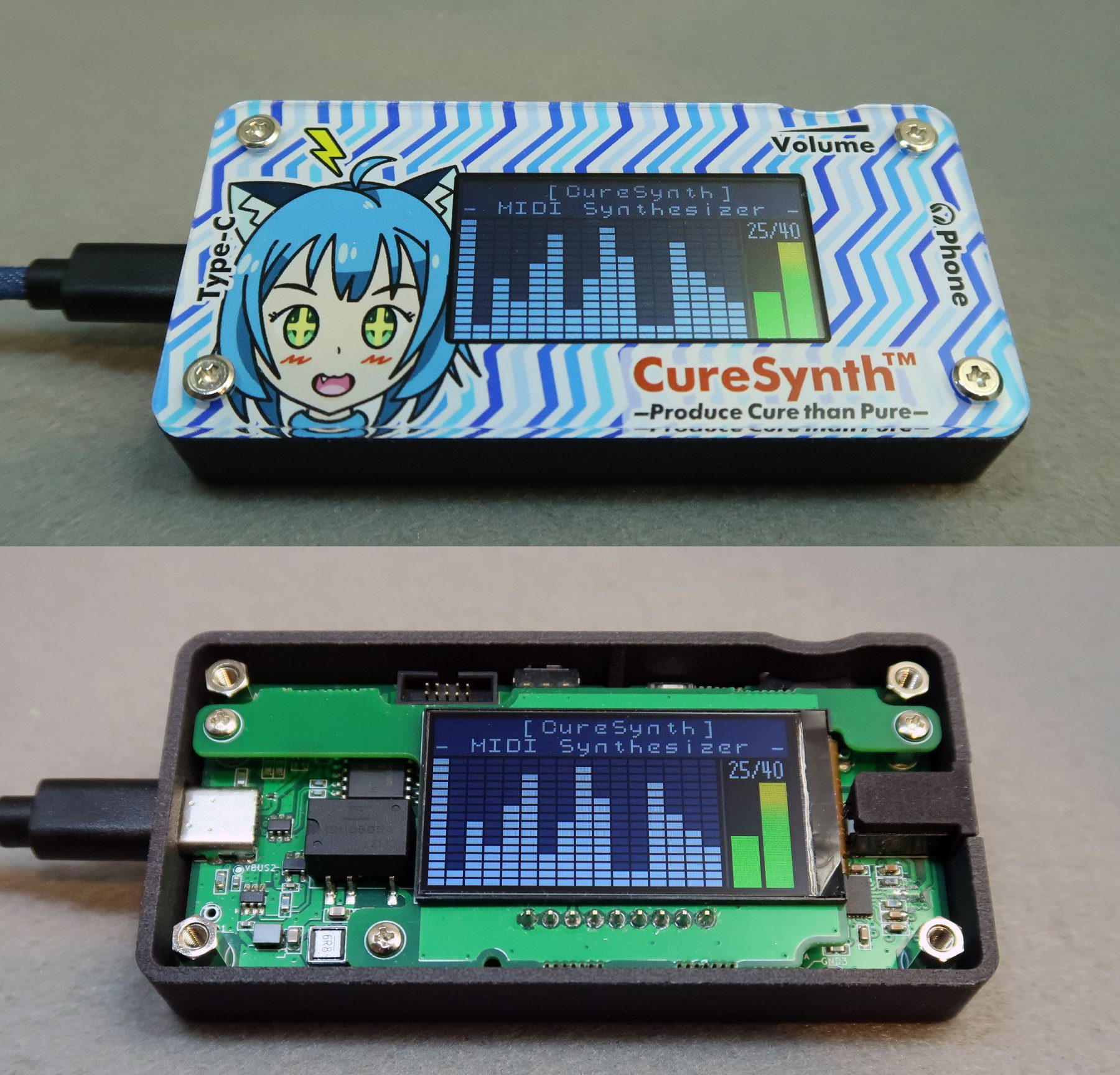 自作シンセサイザー「CureSynth」