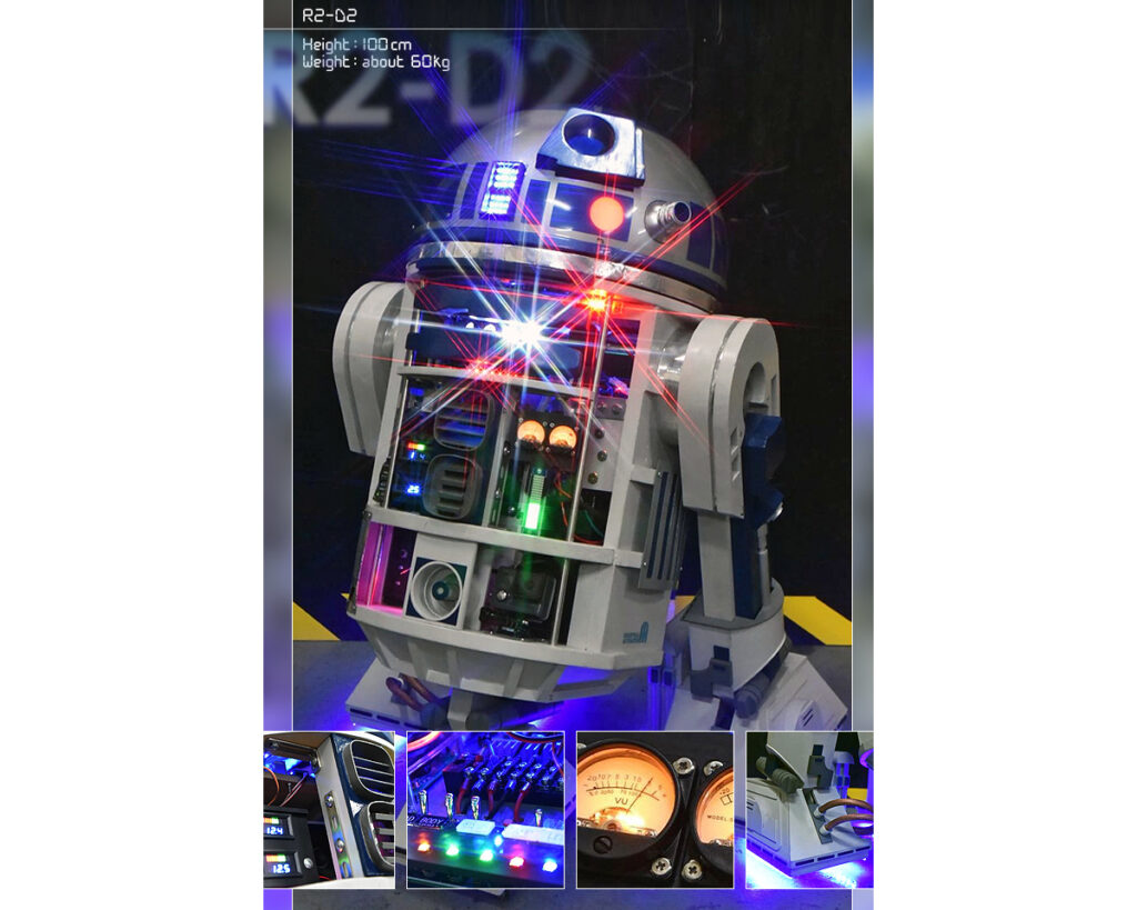 実物大・ラジコン木製R2-D2