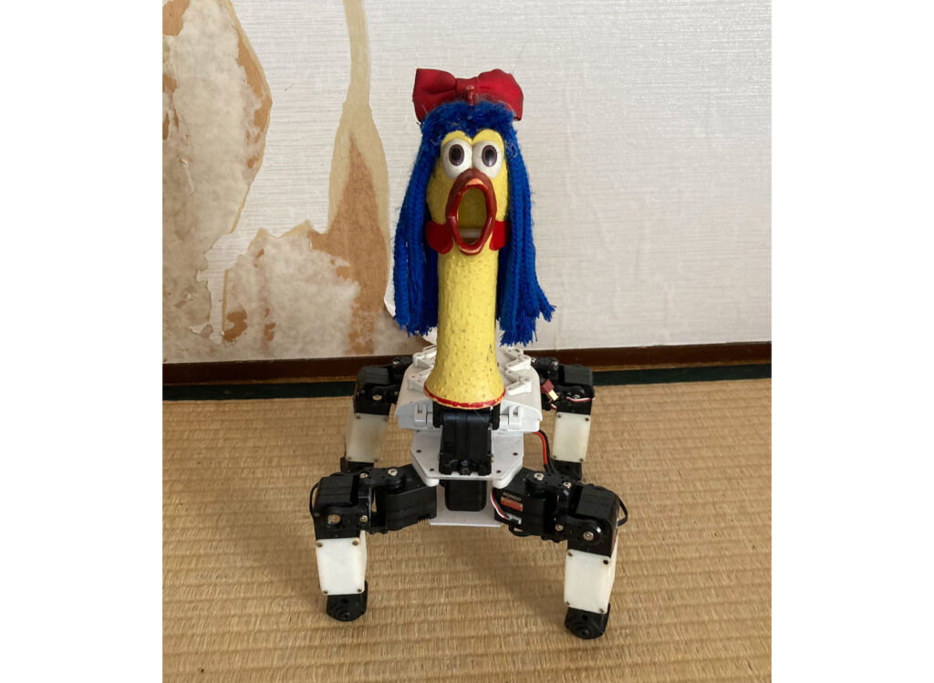 4脚歩行型ロボット「タキャクくん」