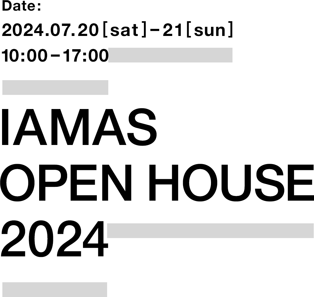 Date:2024.07.20 [Sat]–21 [Sun] 10:00–17:00